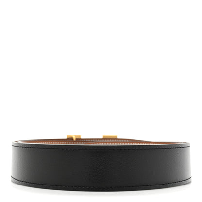 Hermes Box Togo 32mm H Belt 90 36 Black Gold 2 of 4