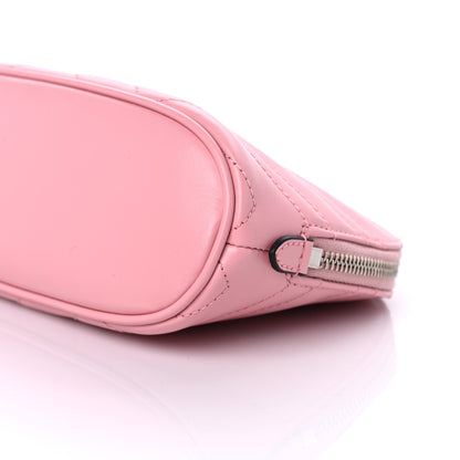 Gucci Calfskin Matelasse Large GG Marmont Pouch Cosmetic Case Wild Rose 9 of 9