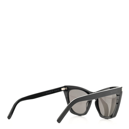 Saint Laurent New Wave SL214 Kate Cat Eye Sunglasses Black 4 of 10