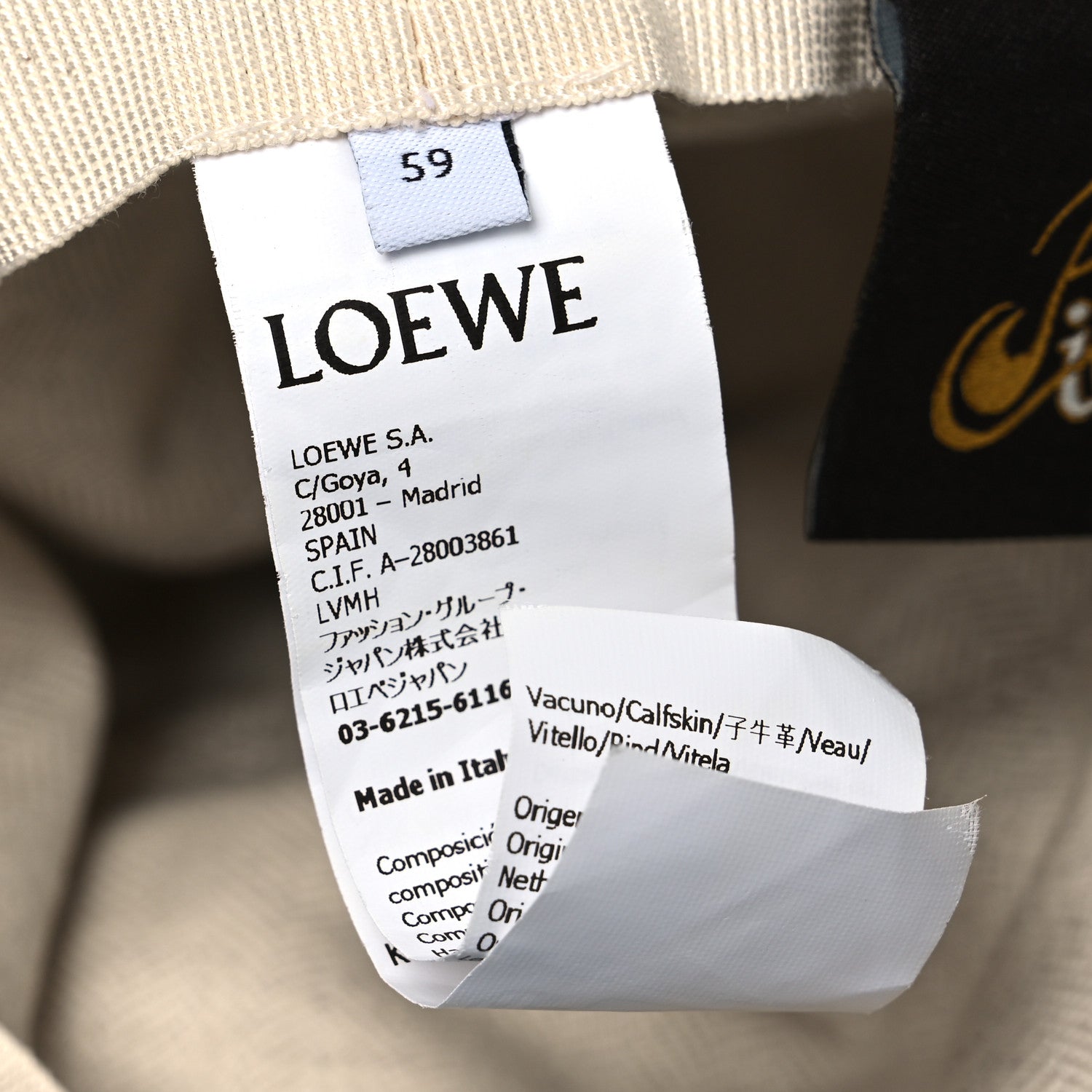 Loewe X PAULA'S IBIZA Denim Frayed Fisherman Bucket Hat 59 Blue 9 of 9