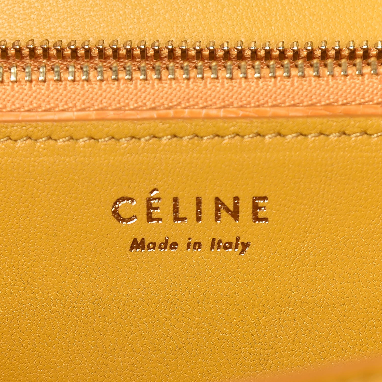 Celine Lizard Medium Classic Box Flap Bag Amber 6 of 11
