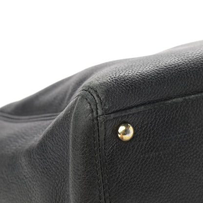 Chanel Calfskin Cerf Executive Shopper Tote Black 11 of 18