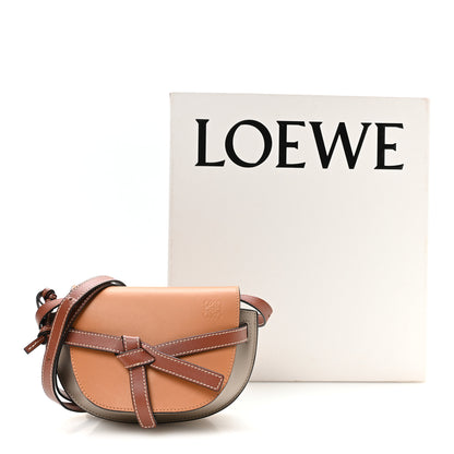 Loewe Calfskin Mini Gate Dual Bag Amber Light Grey Rust 11 of 11