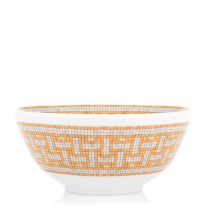 Hermes Porcelain Mosaique au 24 Rice Bowl Set of 2 3 of 7