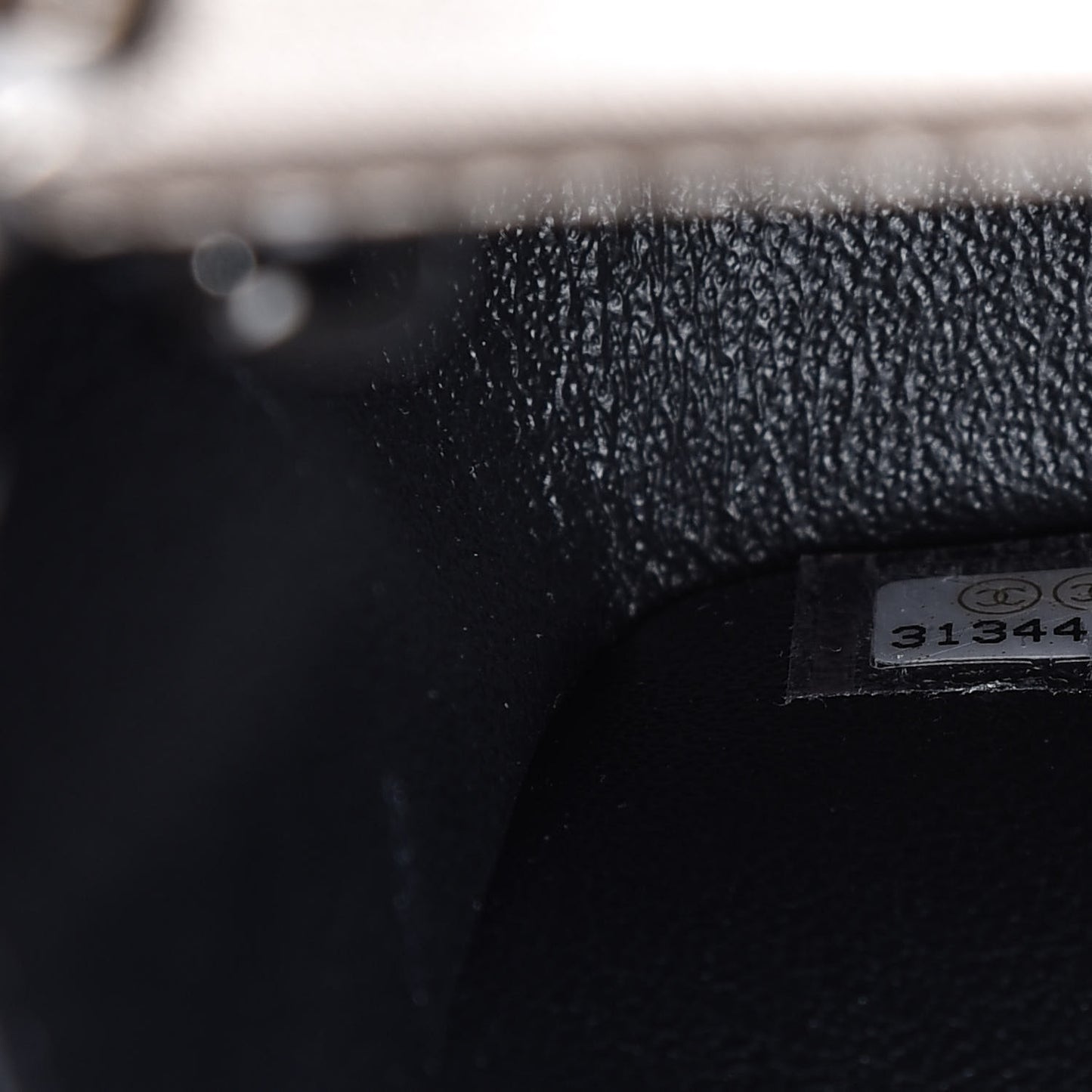 Metallic Lambskin Quilted Mini Rectangular Flap Gold Black