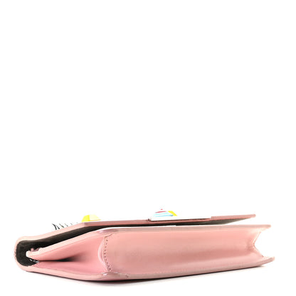 Fendi Vitello Century Hypnoteyes Tube Wallet On Chain Bubblegum 4 of 9
