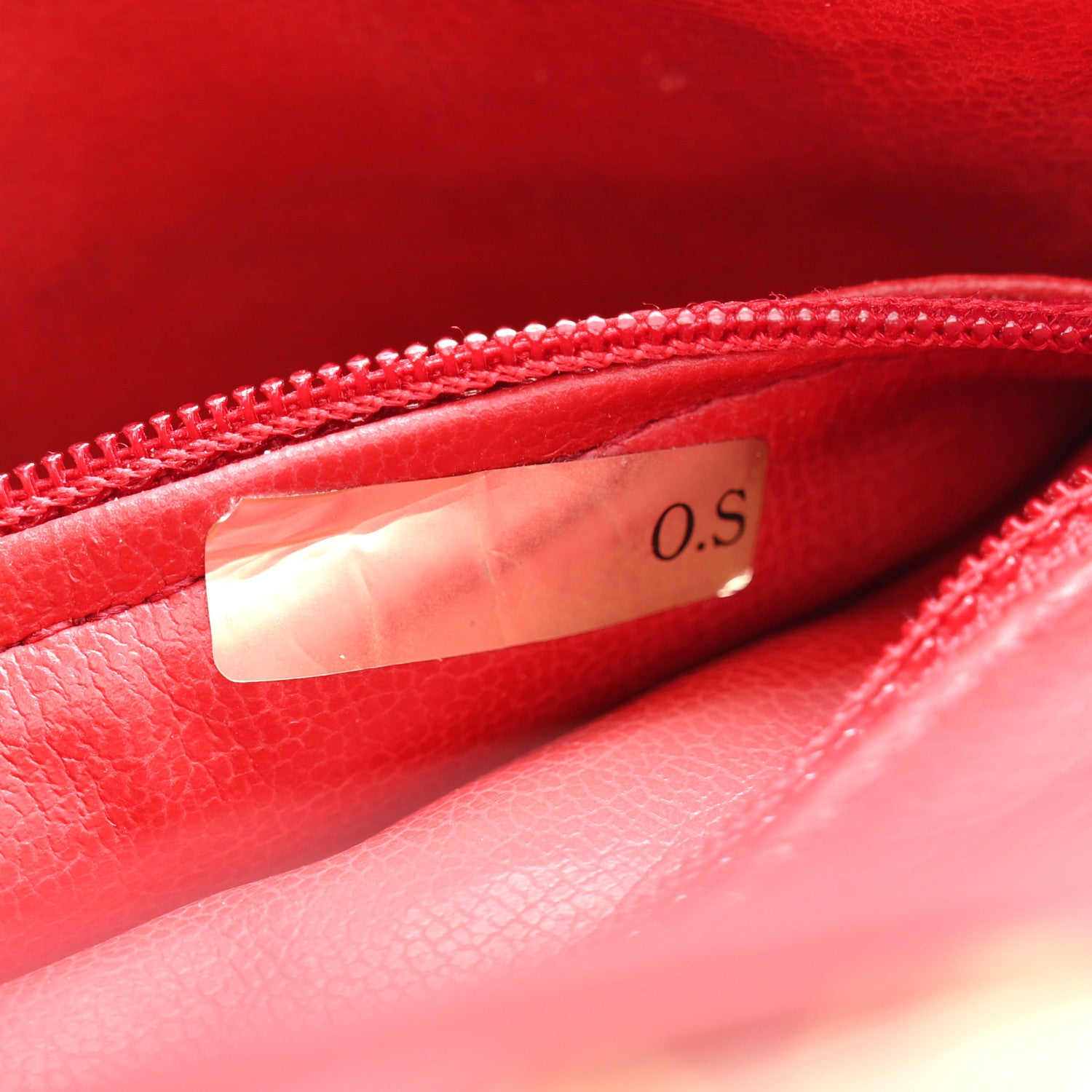 Chanel Lambskin Diamond Stitched Waist Chain Belt Flap Bag 75 30  Red 7 of 10