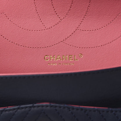 Chanel Sheepskin Chevron Quilted 2.55 Reissue 227 Flap Navy Blue 8 of 12