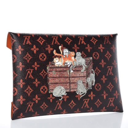Louis Vuitton Catogram Kirigami Pochette Set Marron White Black 2 of 8