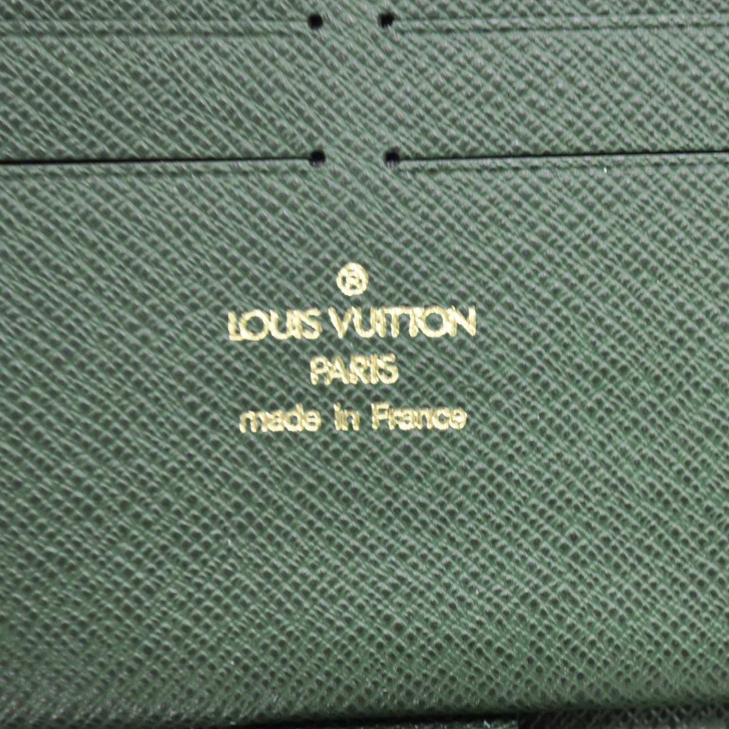 Louis Vuitton Monogram Groom Zippy Organizer Wallet Green 5 of 7