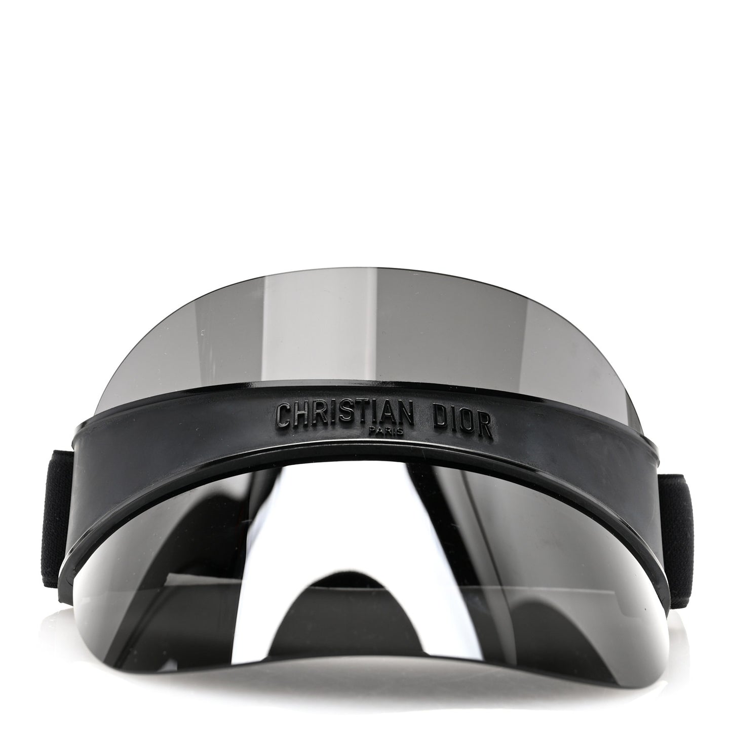 Mirrored DiorClubV1U Sun Visor Black