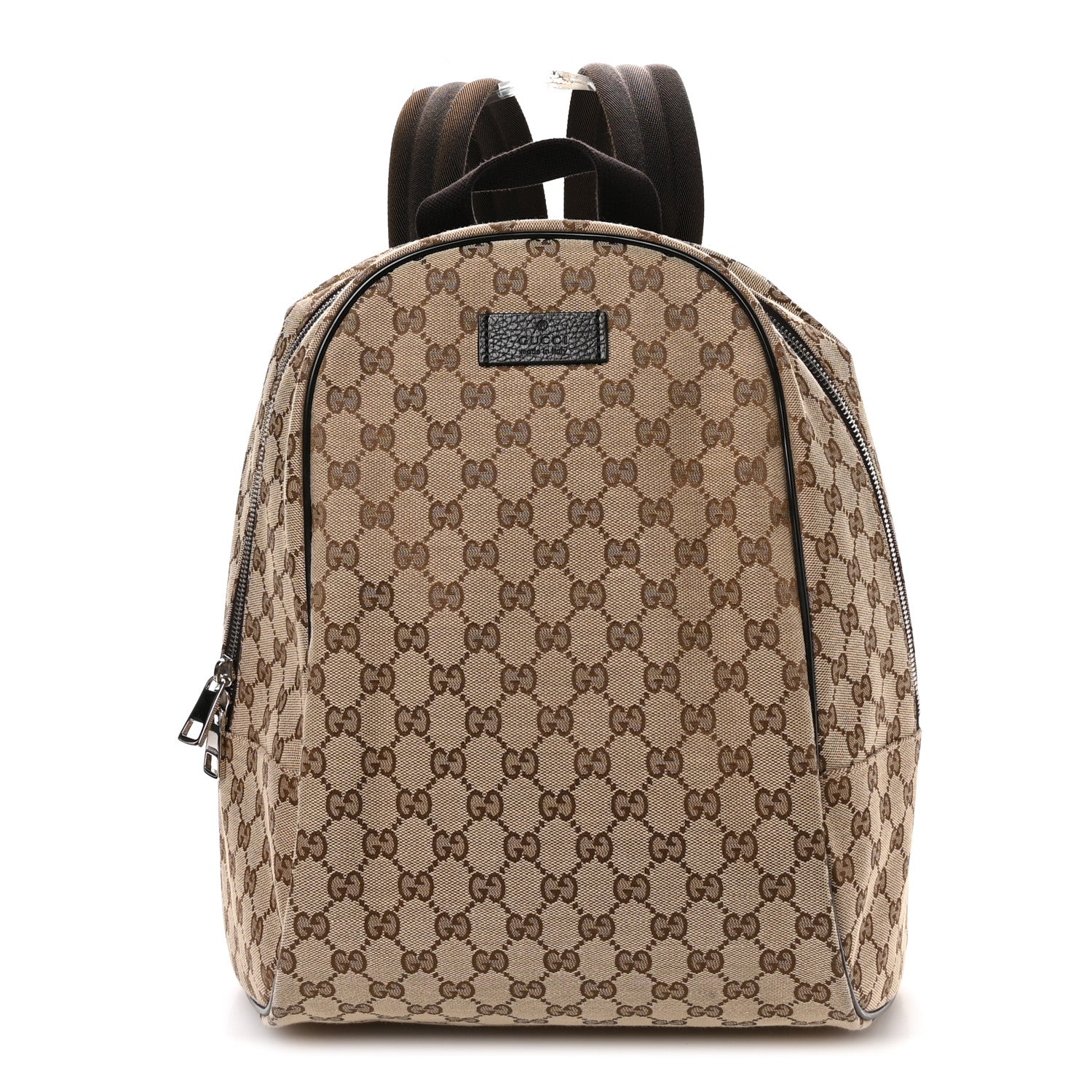Gucci Monogram Travel Backpack Dark Brown 1 of 10
