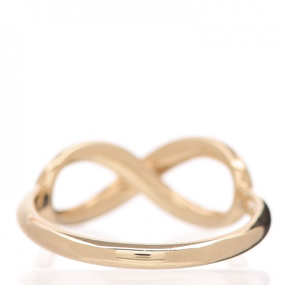 18K Yellow Gold Infinity Ring 54 7