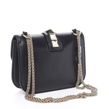 Valentino Garavani Vitello Small Glam Lock Rockstud Flap Black 2 of 8