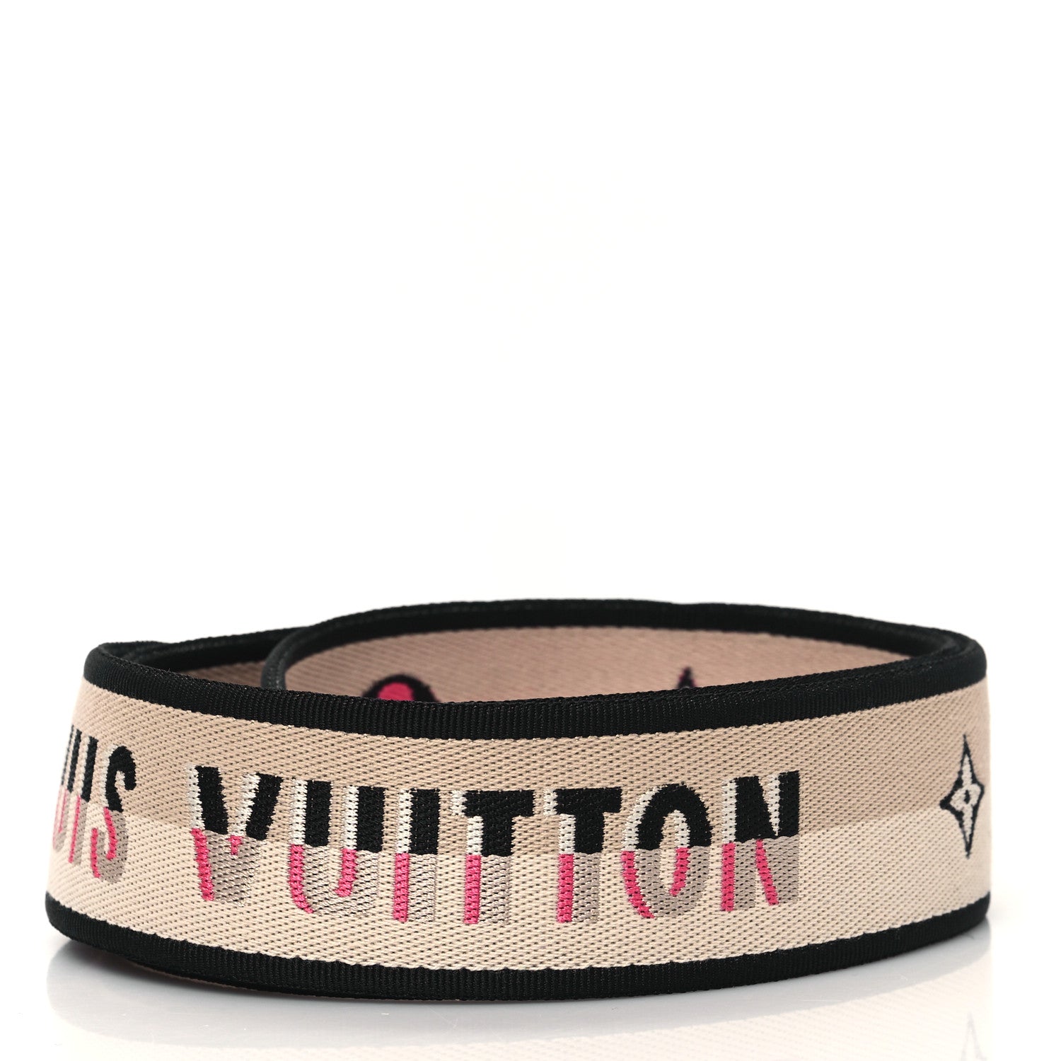 Louis Vuitton Jacquard Diane Shoulder Strap Black 2 of 3