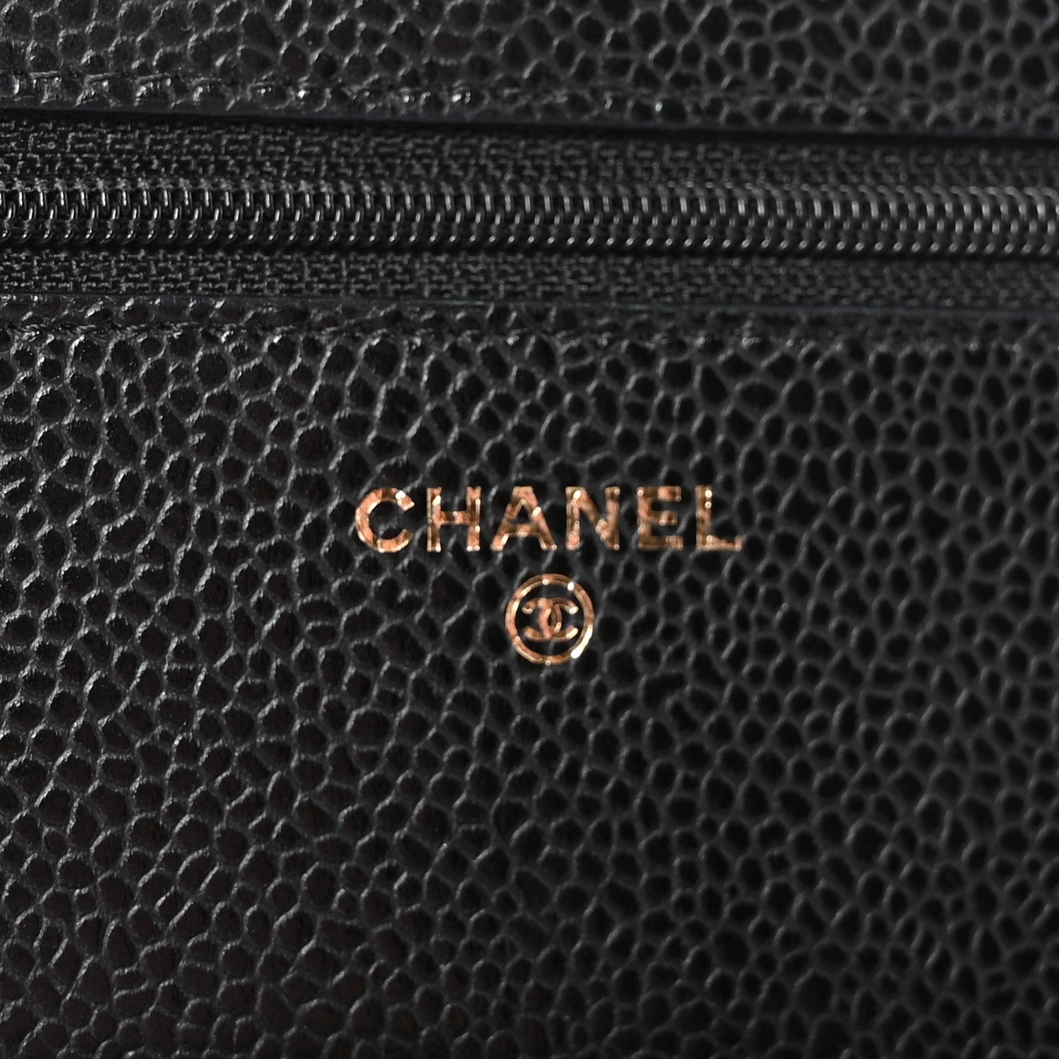 Chanel Caviar Quilted Wallet On Chain WOC Black 6 of 12