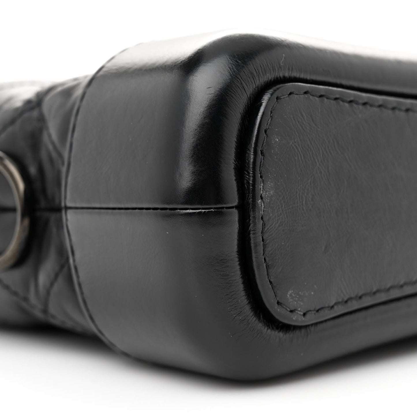 Aged Calfskin Quilted Small Gabrielle Hobo