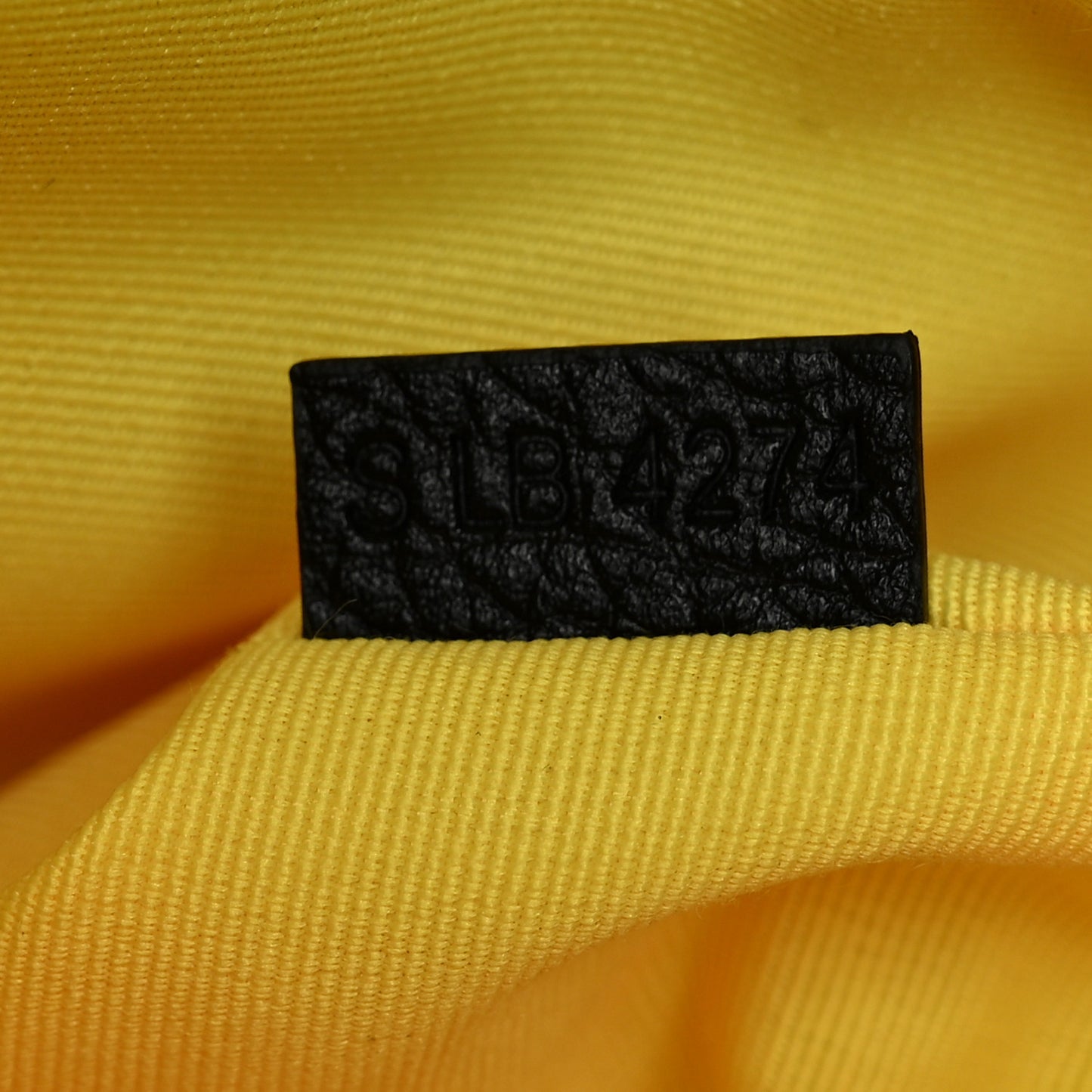 Grained Calfskin Dual Crescent Bag Black
