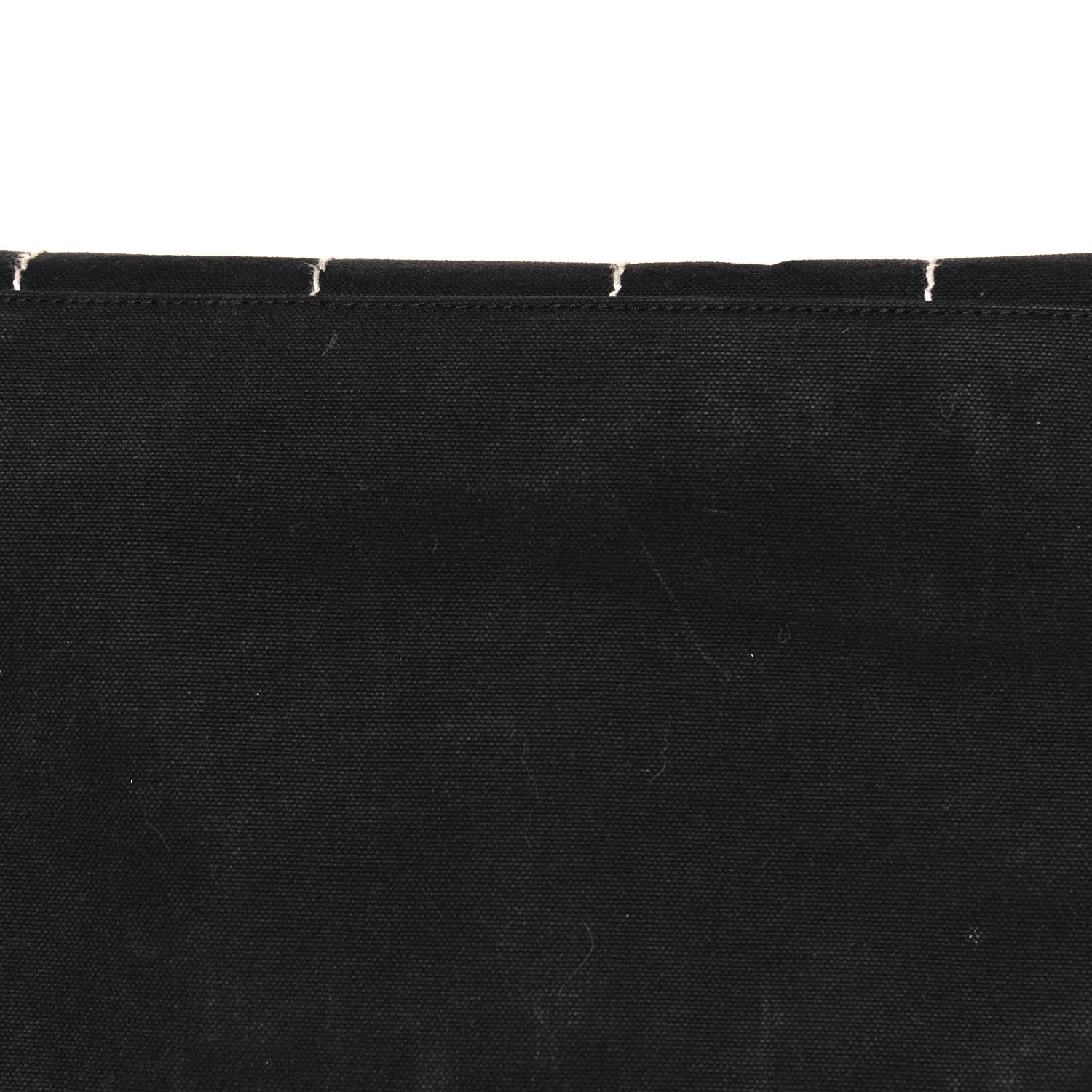 Chanel Canvas Square Stitched CC Tote Black 16 of 18