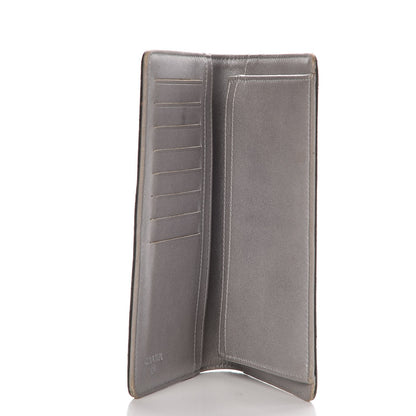Chanel Lambskin Camellia Embossed Yen Wallet Black 5 of 15