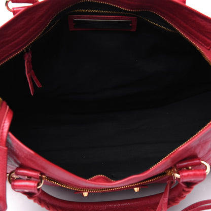 Balenciaga Agneau Classic Hardware City Rouge Sapphire 5 of 15