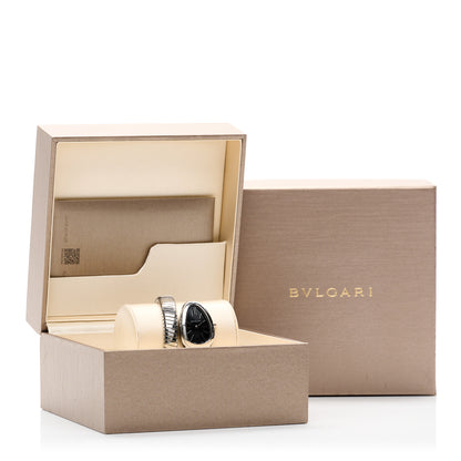 Bulgari Stainless Steel 35mm Serpenti Tubogas Quartz Watch Black Black 5 of 5