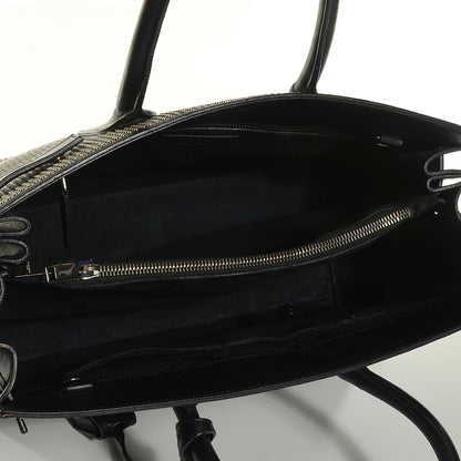 Saint Laurent Calfskin Studded Sac De Jour Small Black 5 of 9