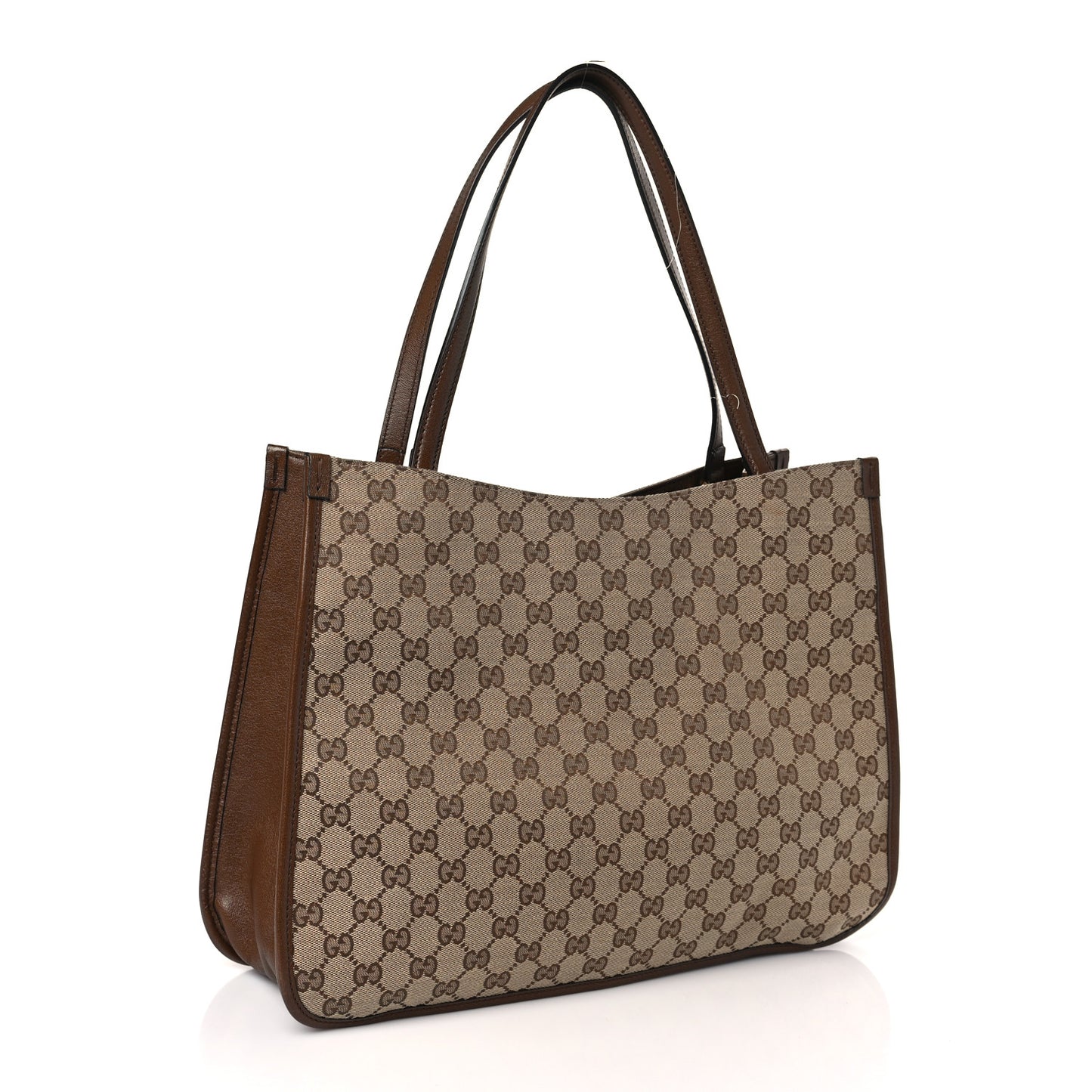 Monogram Horsebit 1955 Tote Bag Beige Brown Sugar