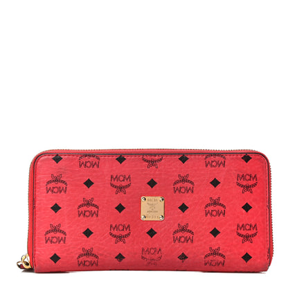 MCM Visetos Large Zip Around Wristlet Wallet 1 of 15