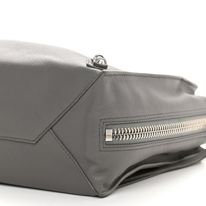 Balenciaga Veau Papier A6 Zip Around Tote Gris Acier 6 of 9
