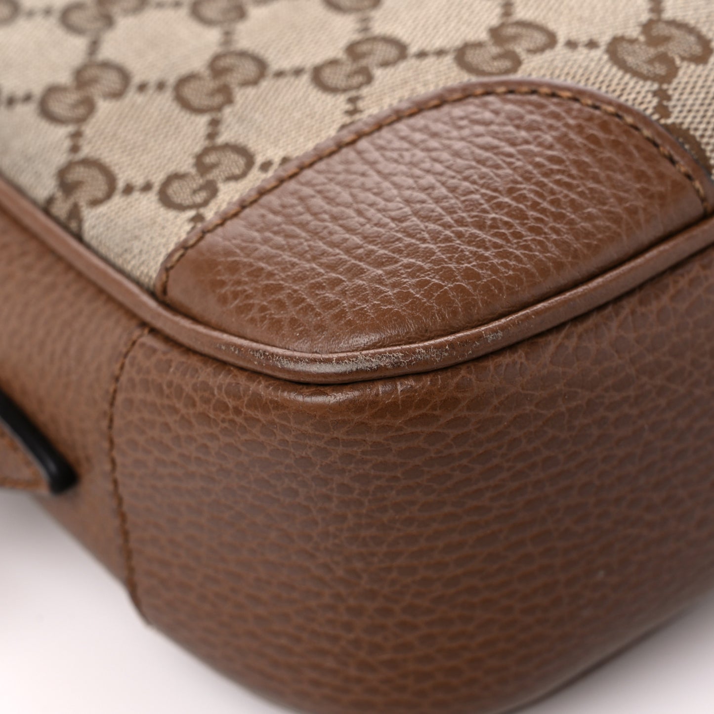 Monogram Mini Bree Messenger Bag Beige Tabacco
