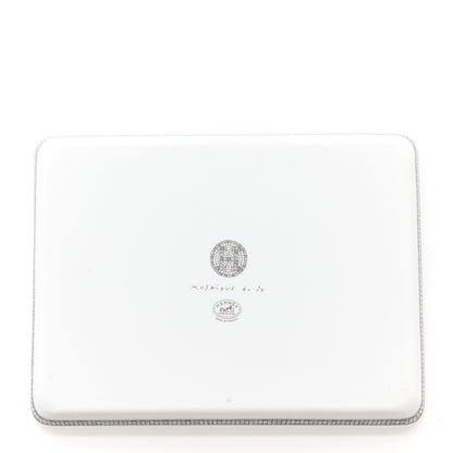 Hermes Porcelain Mosaique Au 24 Sushi Plate Platine 3 of 6