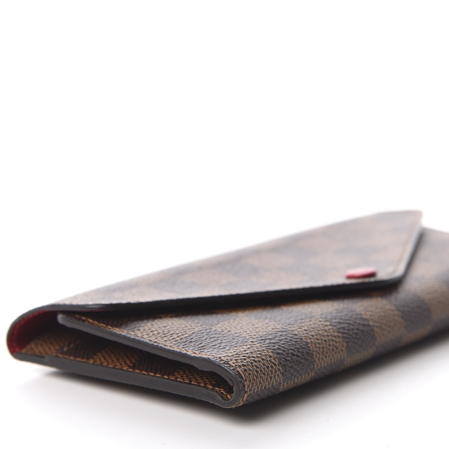 Louis Vuitton Damier Ebene Josephine Wallet Red 6 of 10