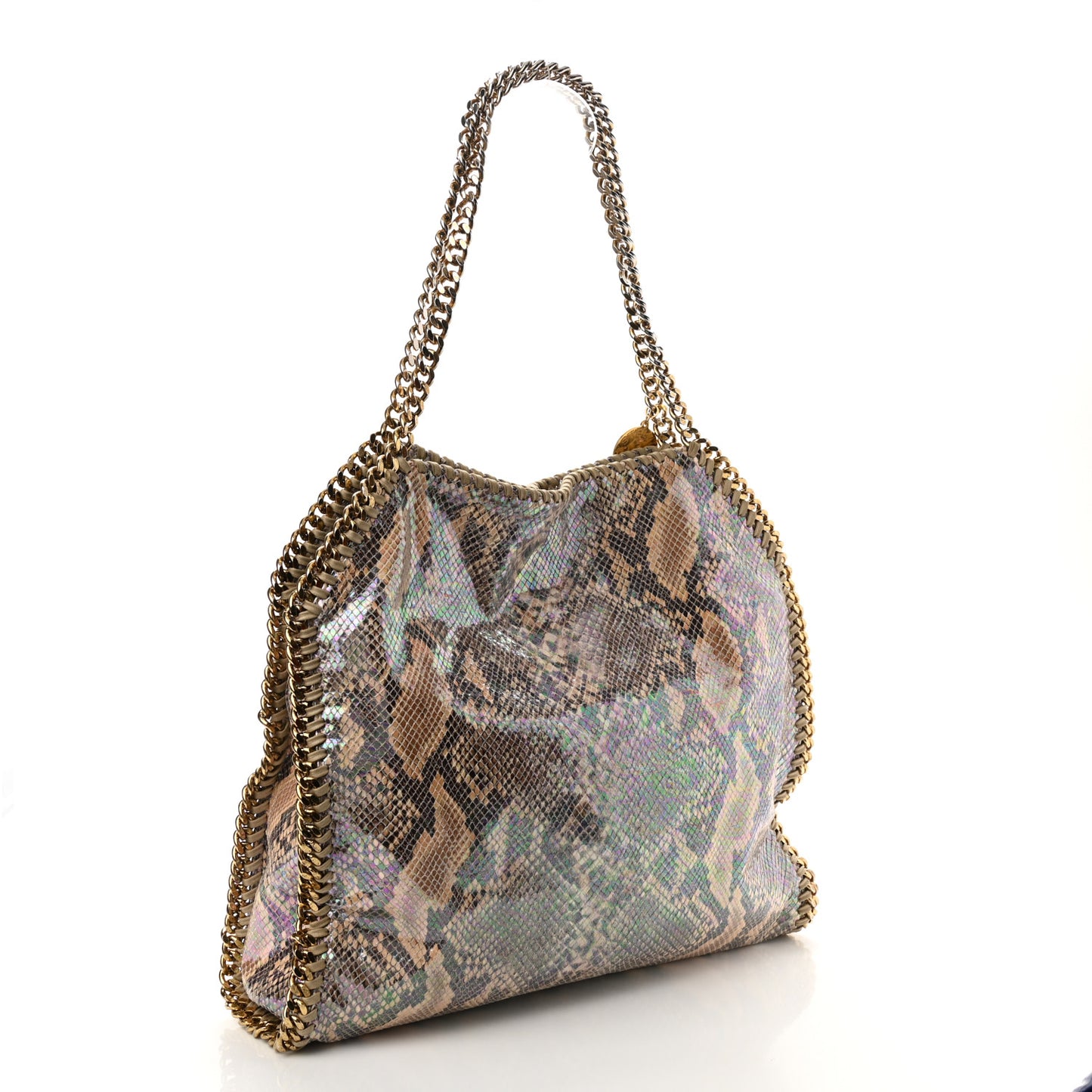 Eco Python Oleographic Small Falabella Tote