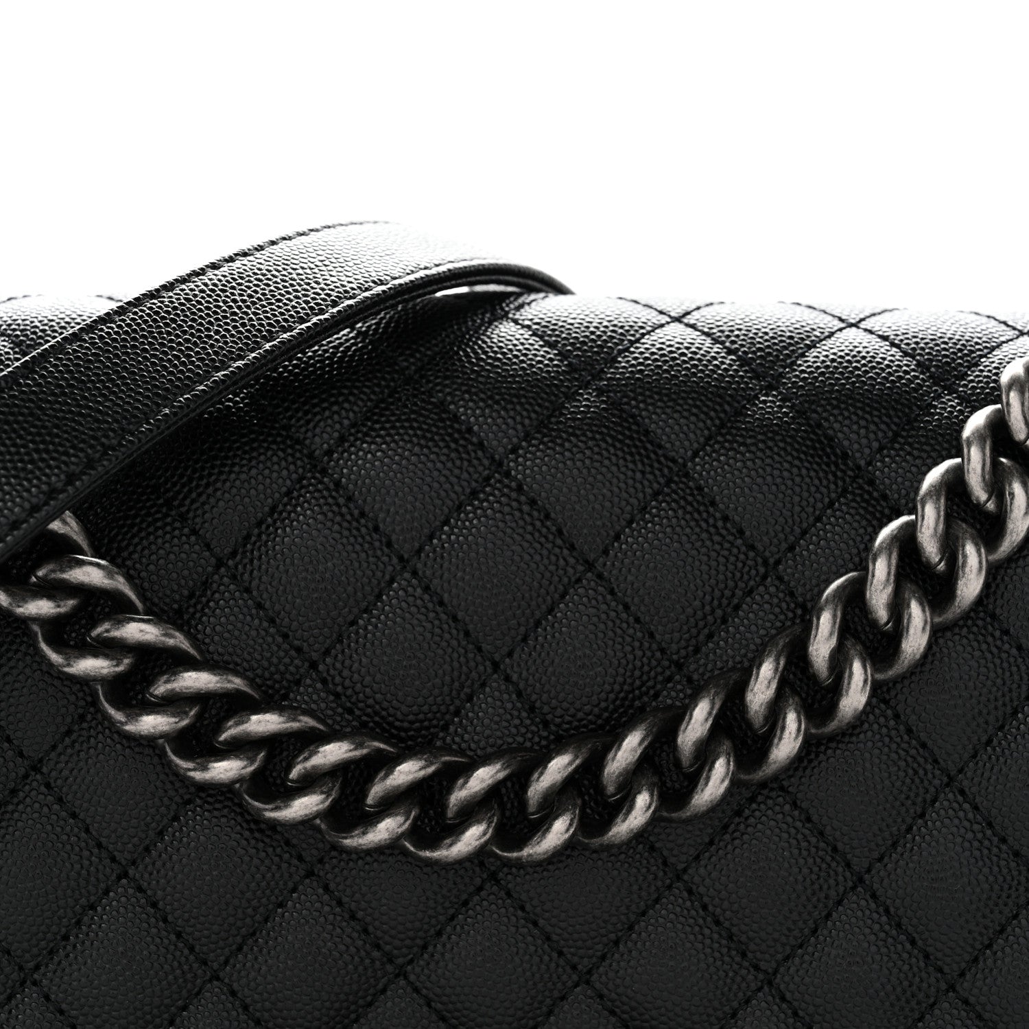 Chanel Caviar Quilted Medium Boy Flap Black 8 of 11