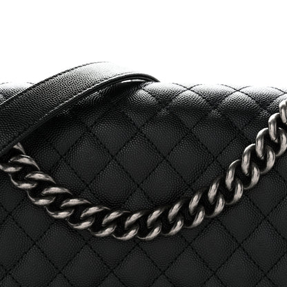 Chanel Caviar Quilted Medium Boy Flap Black 8 of 11