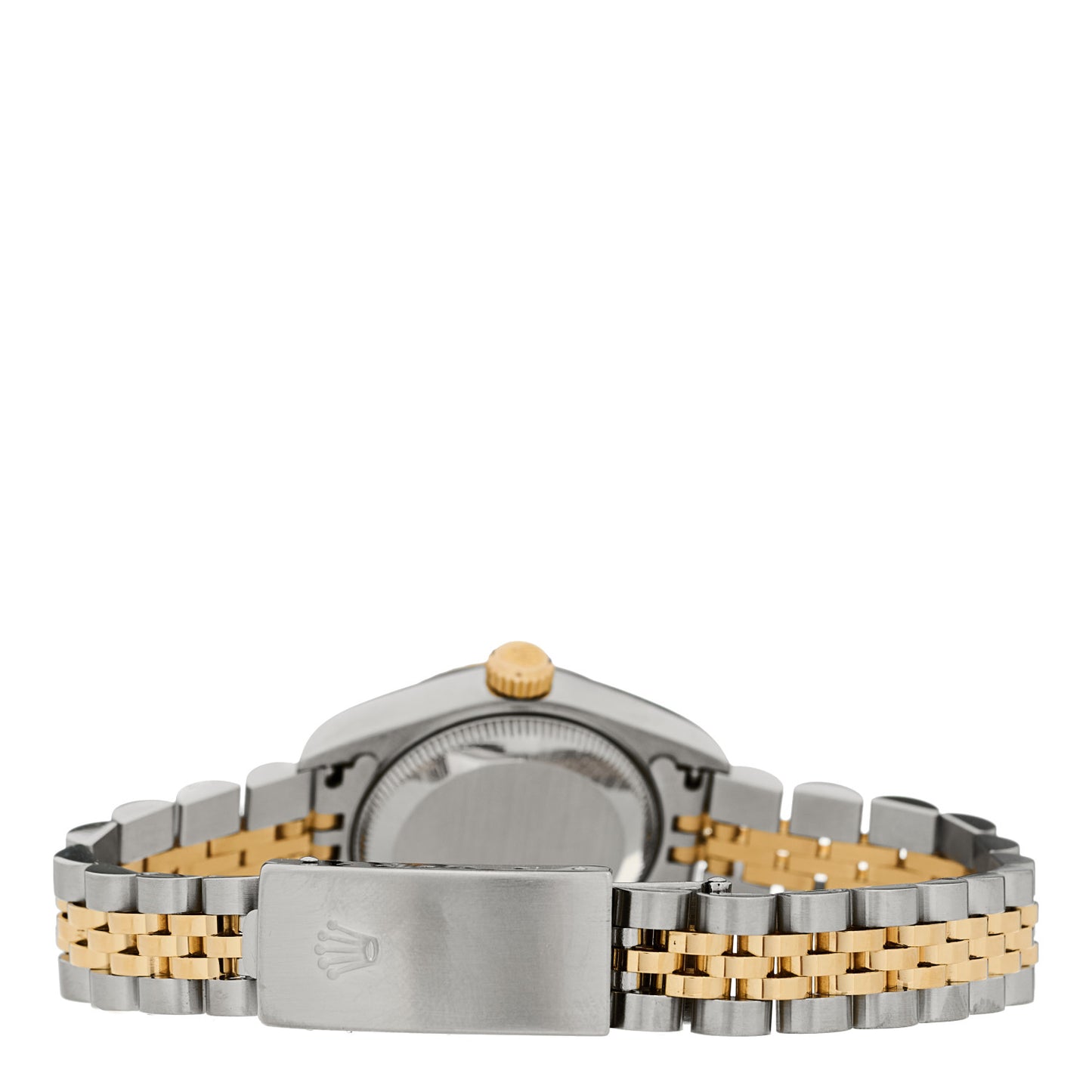 Stainless Steel 18K Yellow Gold Diamond 26mm Oyster Perpetual Datejust Watch Silver 79173