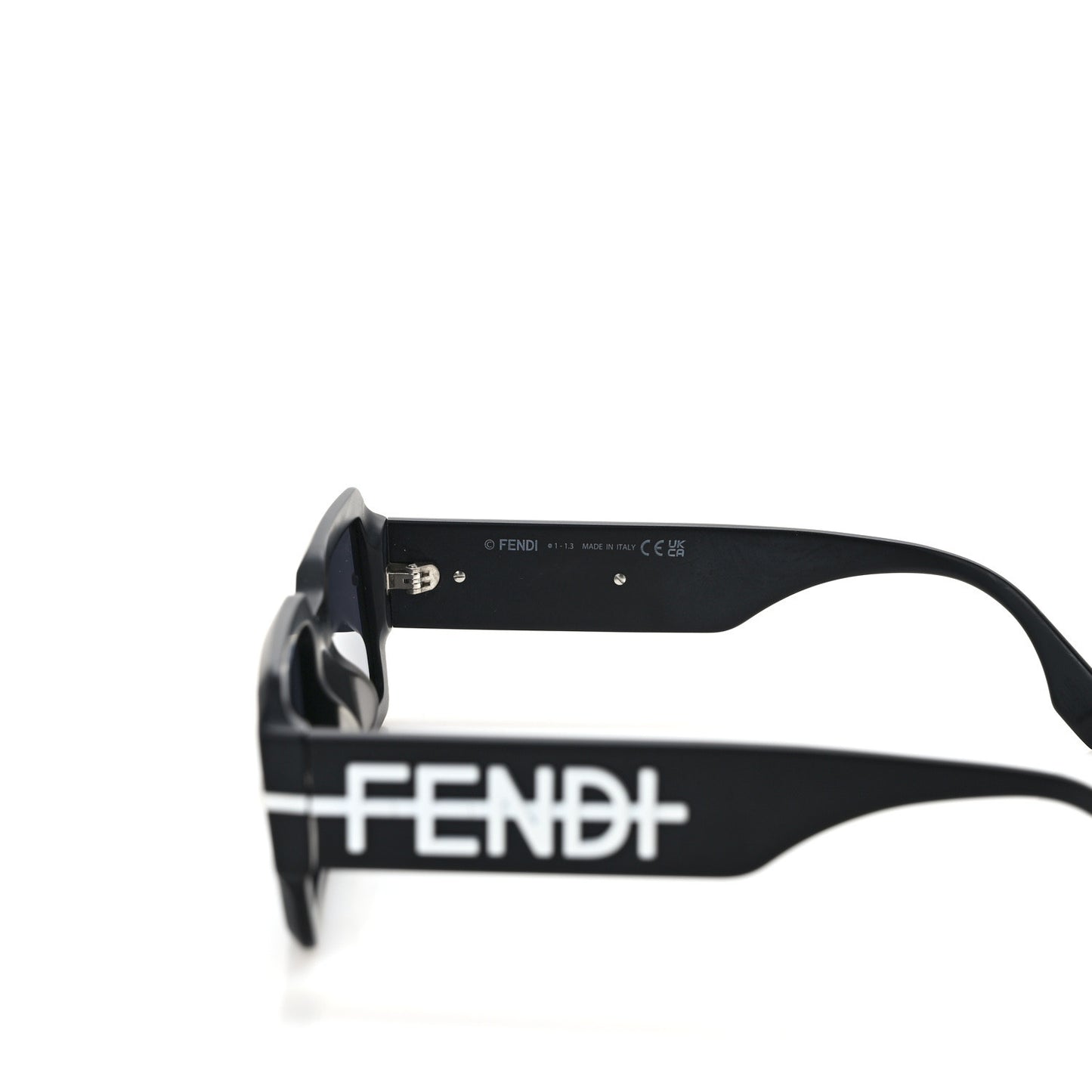 Acetate FF Fendigraphy Square Sunglasses FE40073U Black