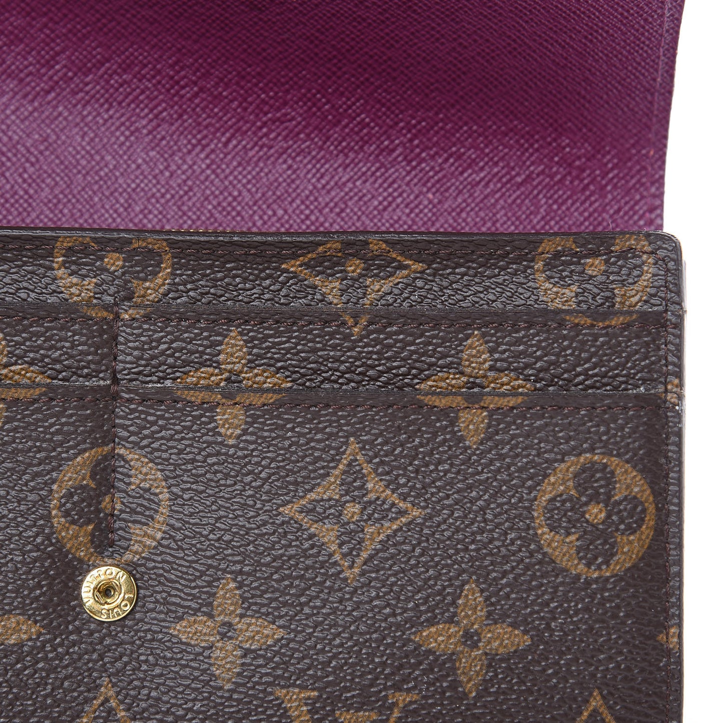 Monogram Totem Sarah Wallet Magenta