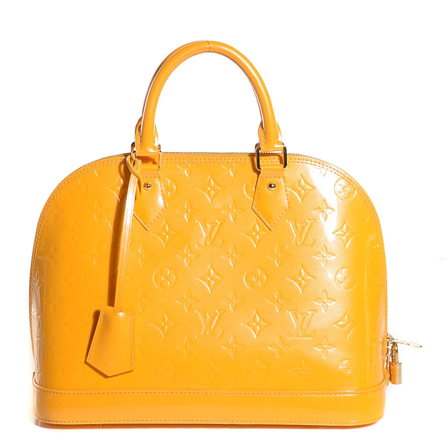 Louis Vuitton Vernis Alma PM Jaune Passion 1 of 7