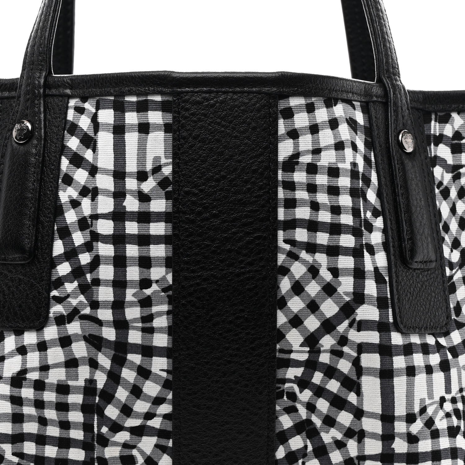 MCM Visetos Medium Liz Reversible Shopper Tote Black 11 of 16