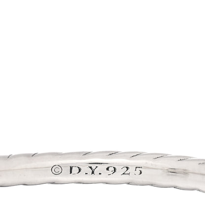 David Yurman Sterling Silver Diamond 7mm Petite Chatelaine Pave Ring 51 5.75 4 of 4