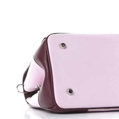 Christian Dior Calfskin Tri-Color Micro Be Dior Flap Pink Burgundy Red 7 of 10