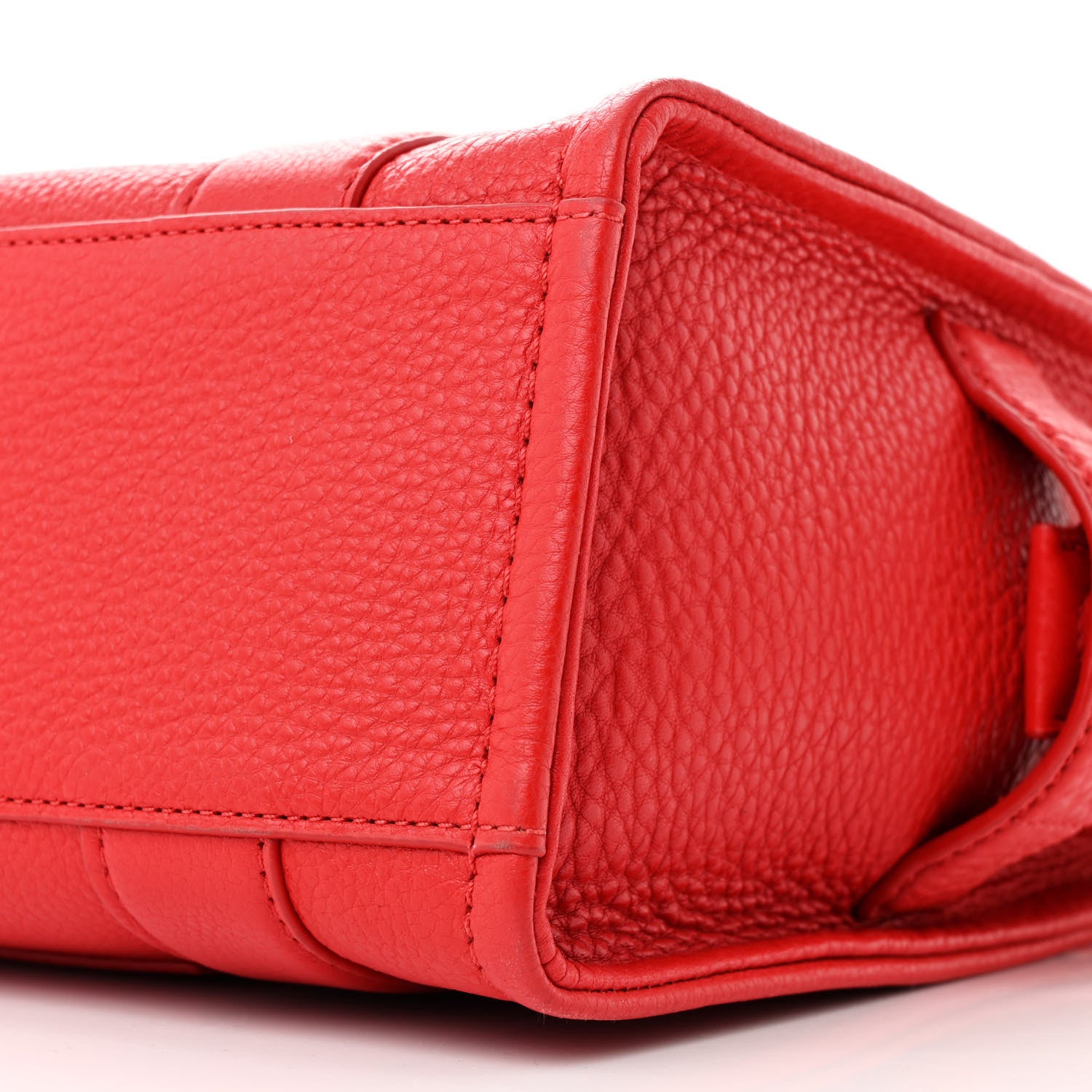 Marc Jacobs Grained Calfskin Mini The Tote Bag Red 11 of 14