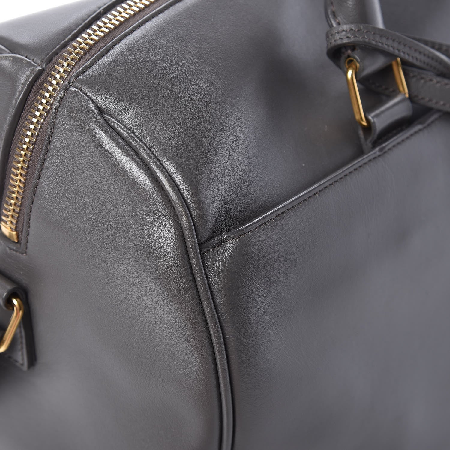 Saint Laurent Calfskin Classic Duffle 6 Earth 9 of 16