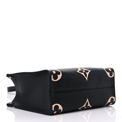 Louis Vuitton Empreinte Monogram Giant Onthego PM Black Beige 4 of 8