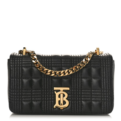 Burberry Grainy Calfskin Quilted Mini Lola Bag Black 1 of 8