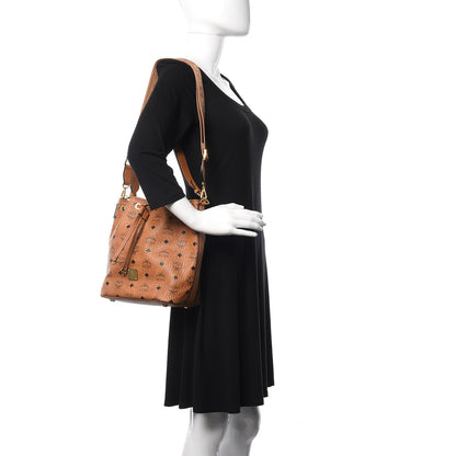MCM Visetos Essential Drawstring Bag Cognac 2 of 9