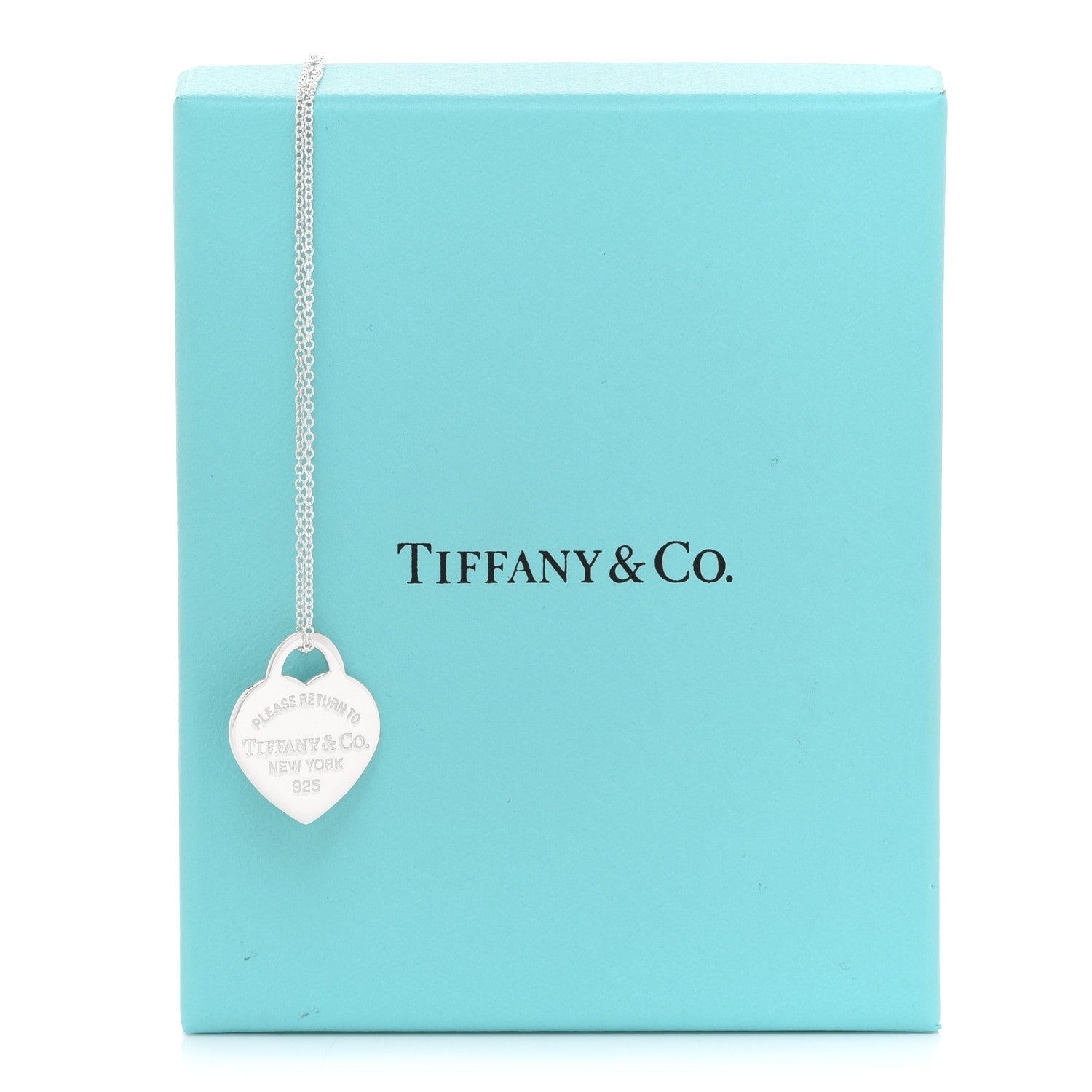 Tiffany Sterling Silver Small Return to Tiffany Heart Pendant Necklace 7 of 7