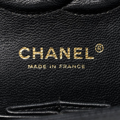 Chanel Caviar Quilted Medium Double Flap Black 8 of 9